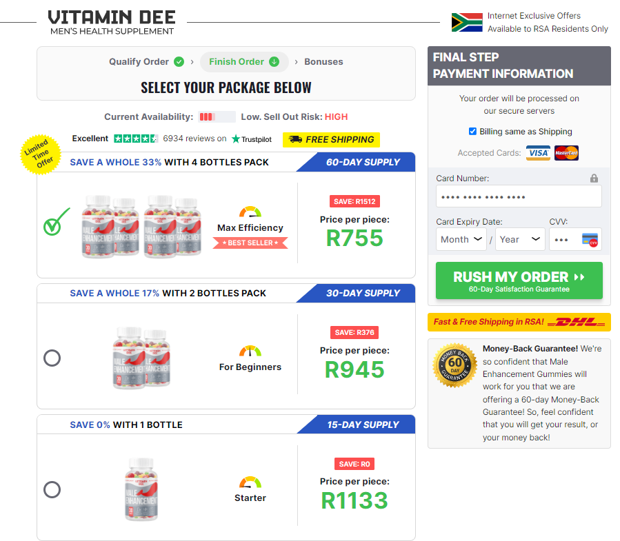 price of Vitamin Dee Gummies In South Africa