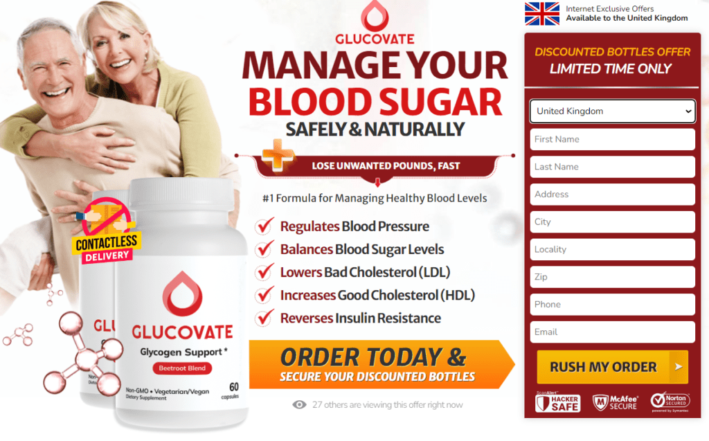 Glucovate Blood Sugar(Glycogen Support)