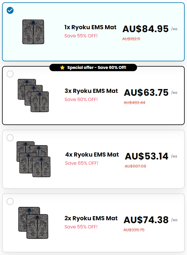 Ryoku EMS Foot Massage Australia