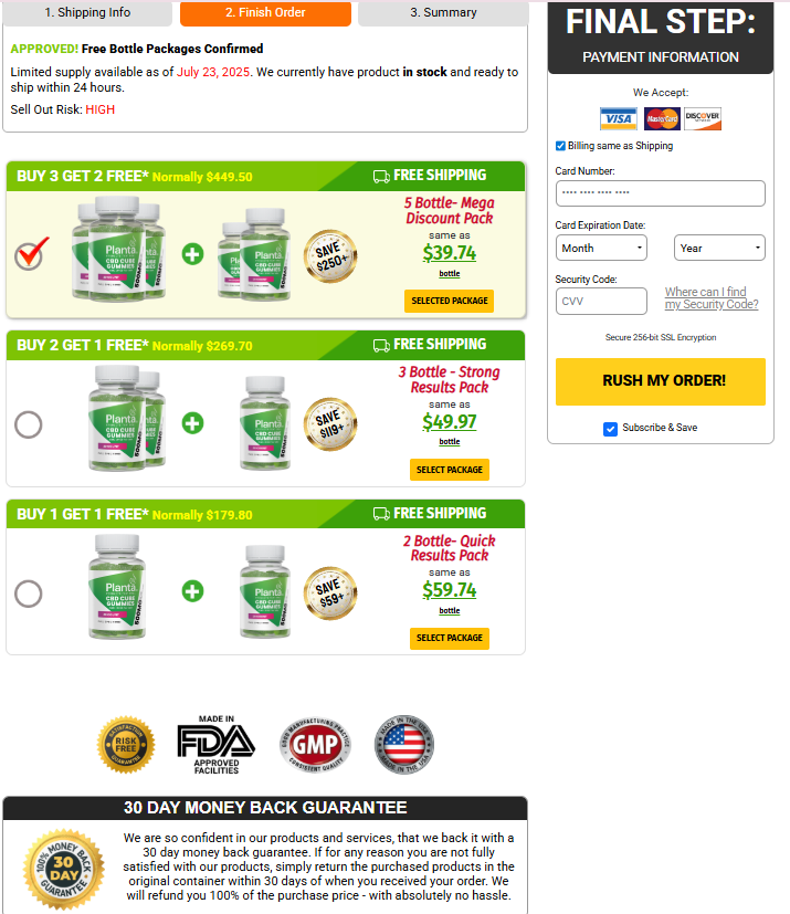 Planta CBD Gummies bundle price Reviews