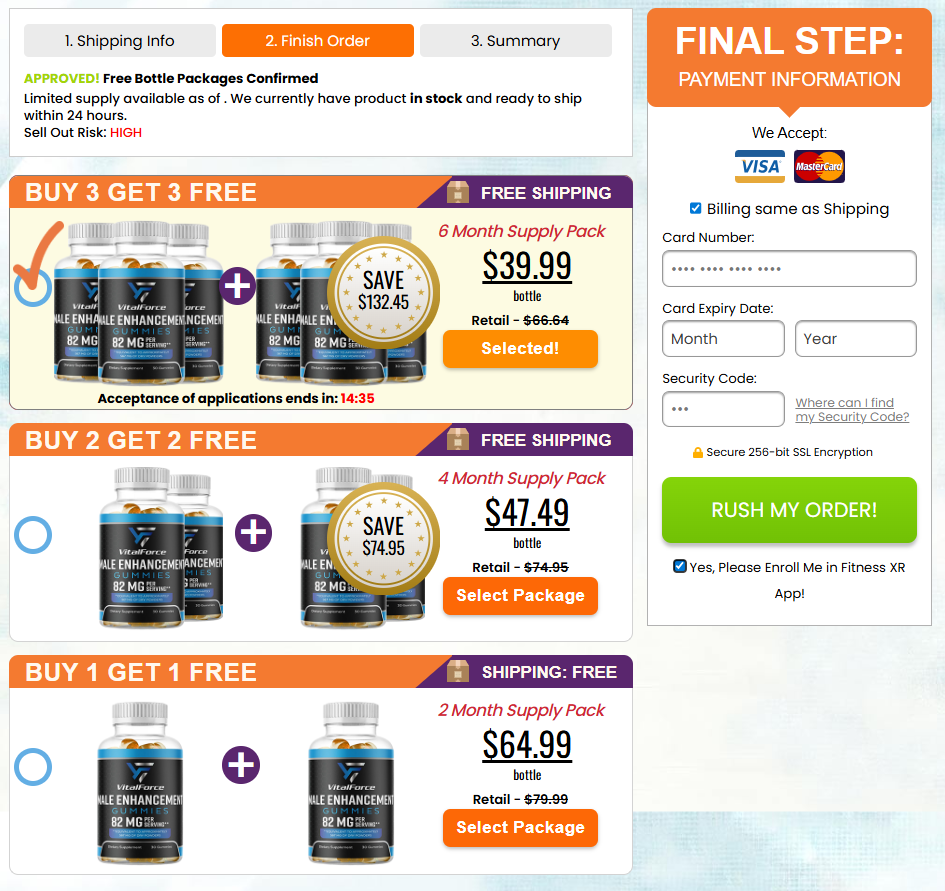 VitalForce ME Gummies price