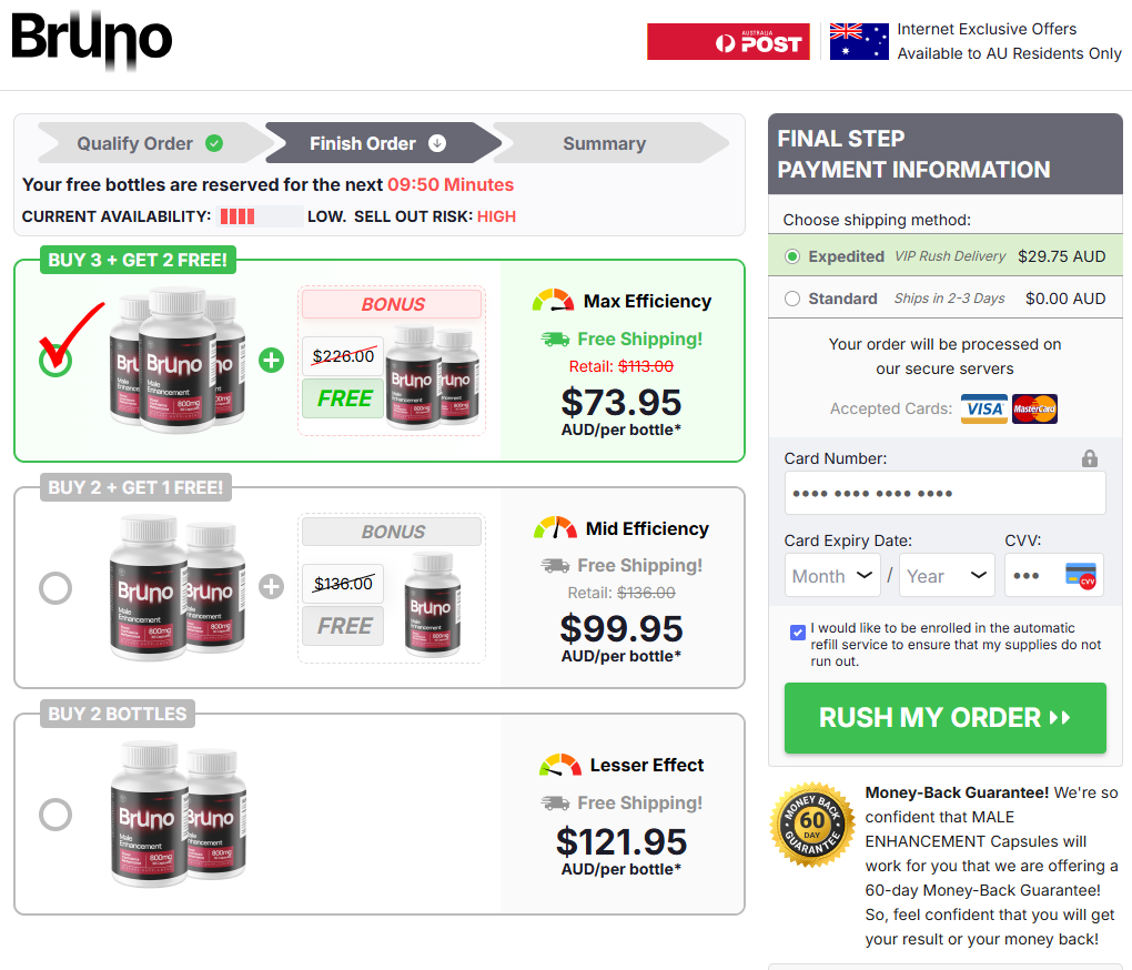 Bruno Male Enhancement Australia