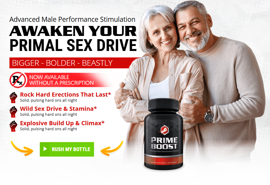 Man using Prime Pulse as part of daily male wellness routine
