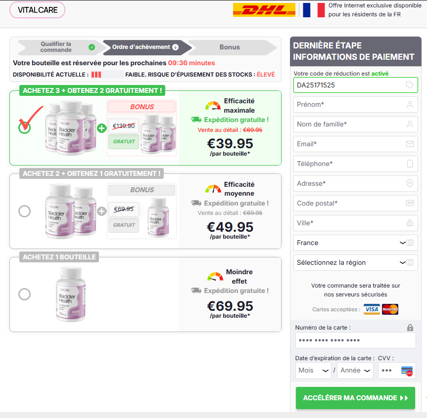 VitalCare Bladder Health FR/France