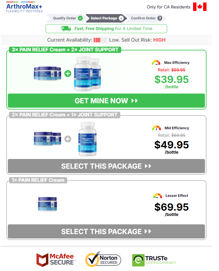 ArthroMax+ Cream Canada price