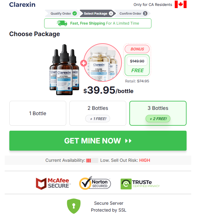 Clarexin Intestinal Parasite Cleanse Canada reviews