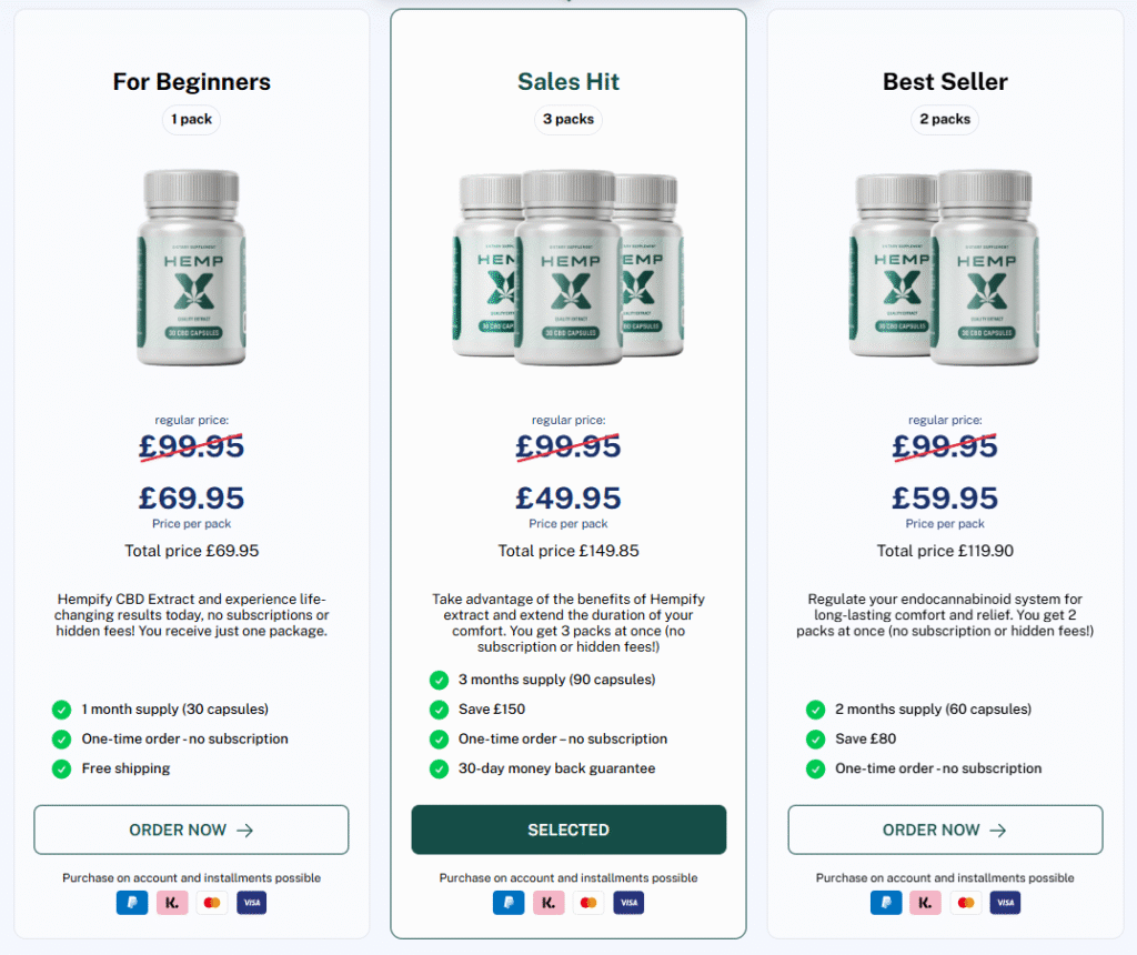 Hemp X CBD Capsules UK