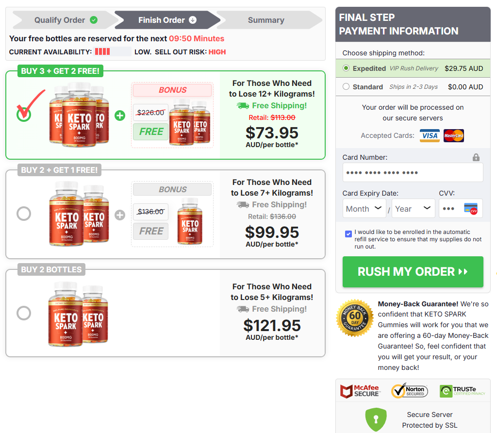 “Keto Spark Gummies price bundle pack”