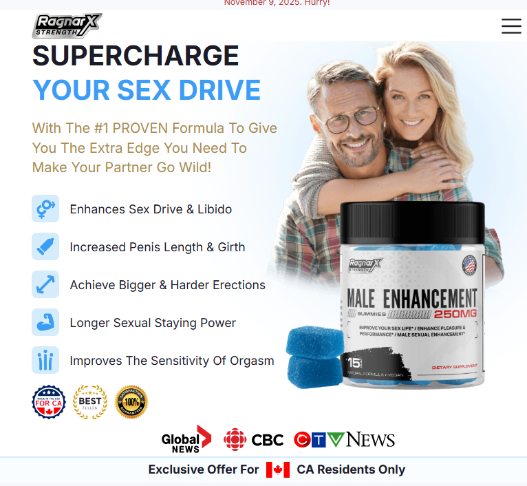 RagnarX Gummies Canada