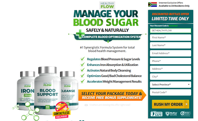 Healthy Flow Blood Support ZA