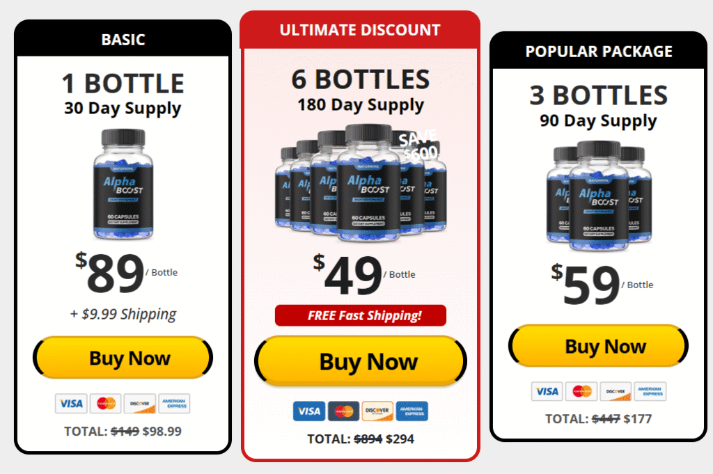 AlphaBoost ME Capsules price bundles and discount offers