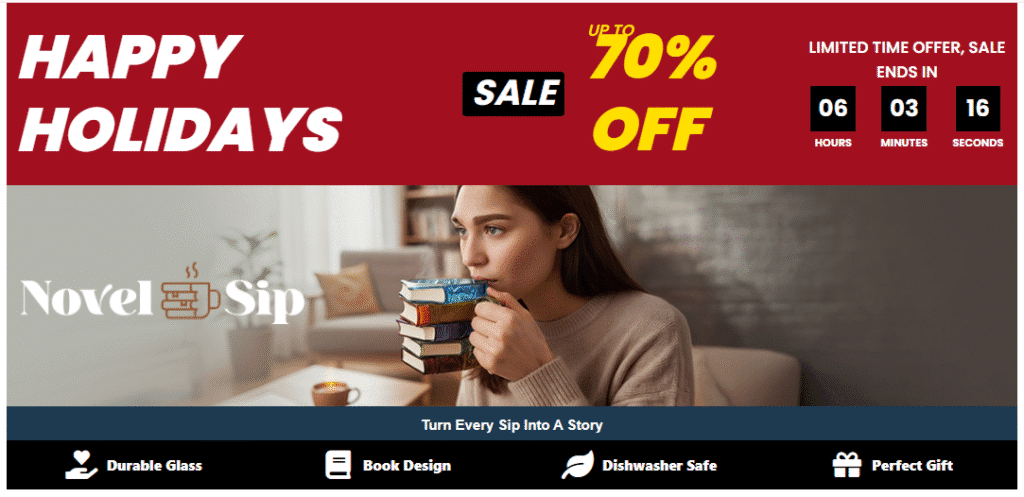 "NovelSip insulated bottle on an office desk beside a laptop and notebook"