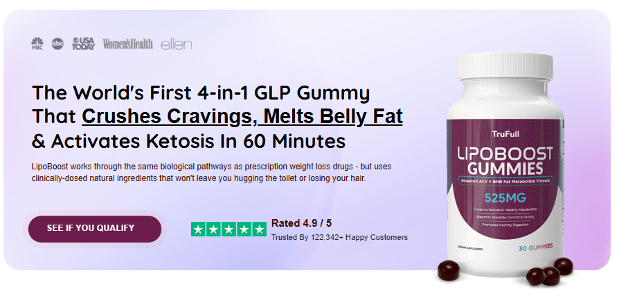 Person taking LipoBoost Gummies as part of a daily weight management routine