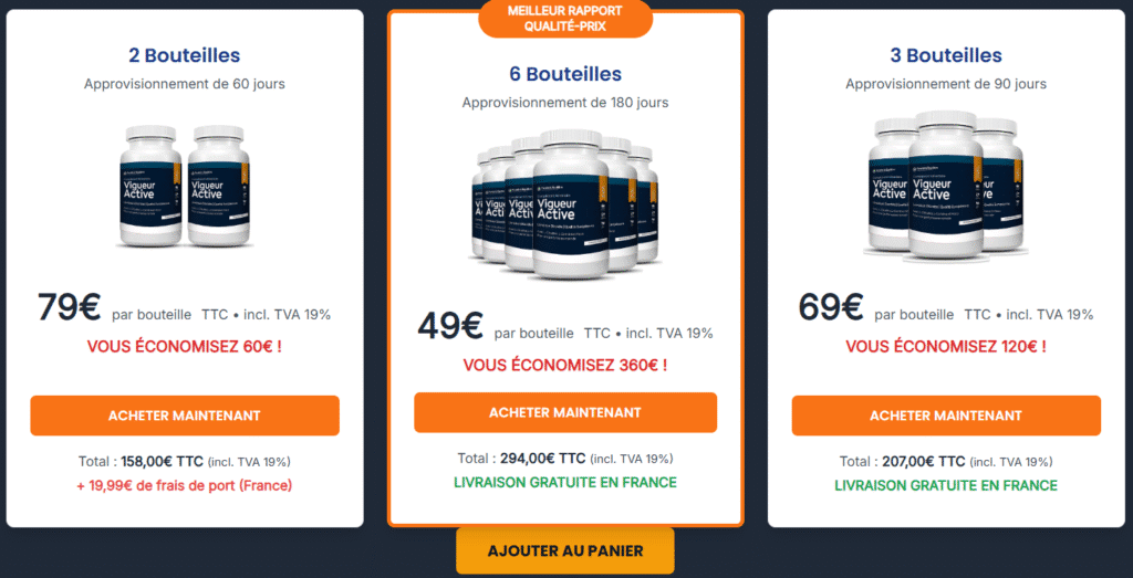 VigueurActive pour soutenir la performance sexuelle et l’énergie