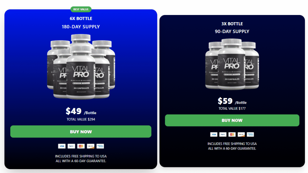 VitalPro™ Male Enhancement price