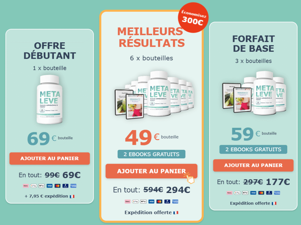 Metaleve Avis prix