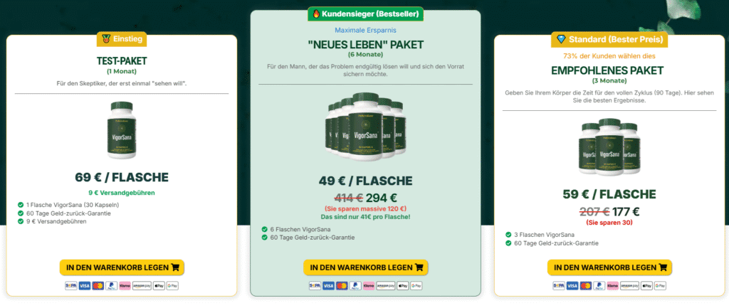 VigorSana Kapseln Preis