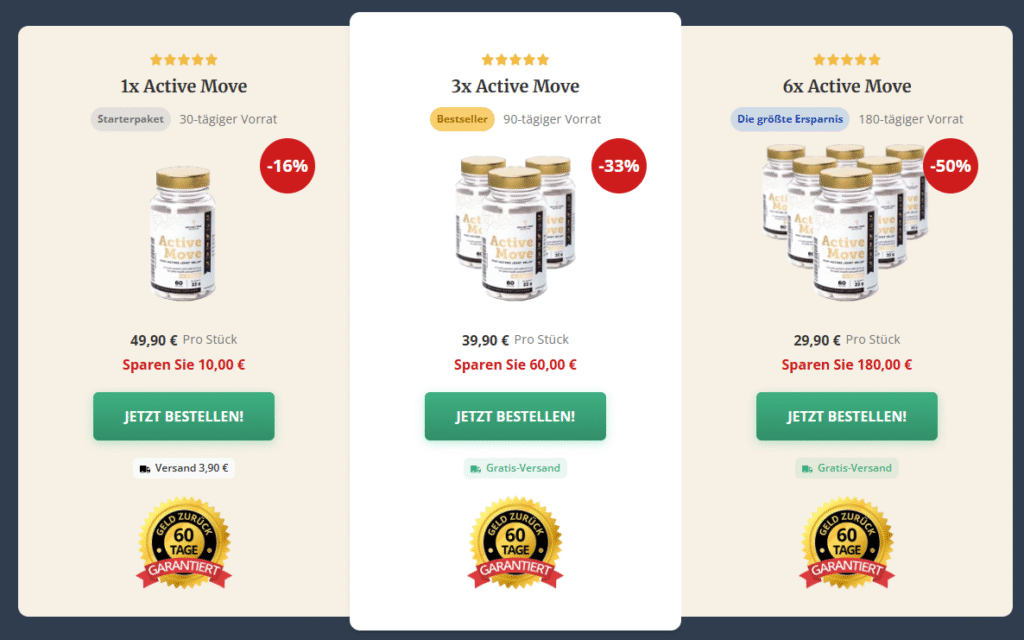 Active Move Joint Capsules Erfahrungen bundle cost