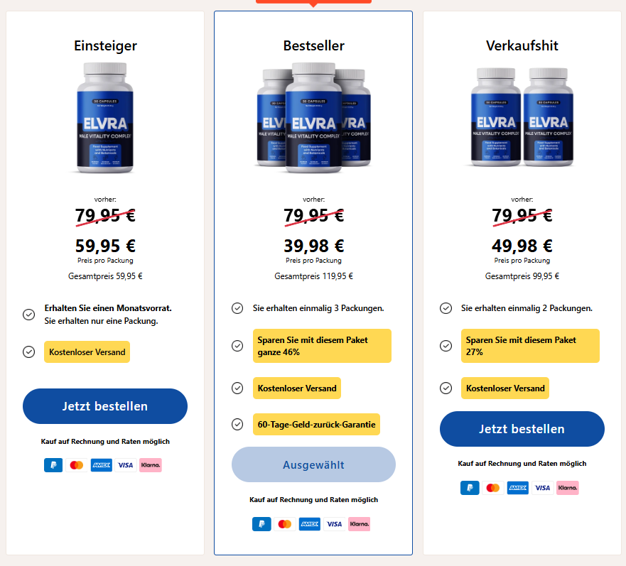 Elvra Male Enhancement Erfahrungen