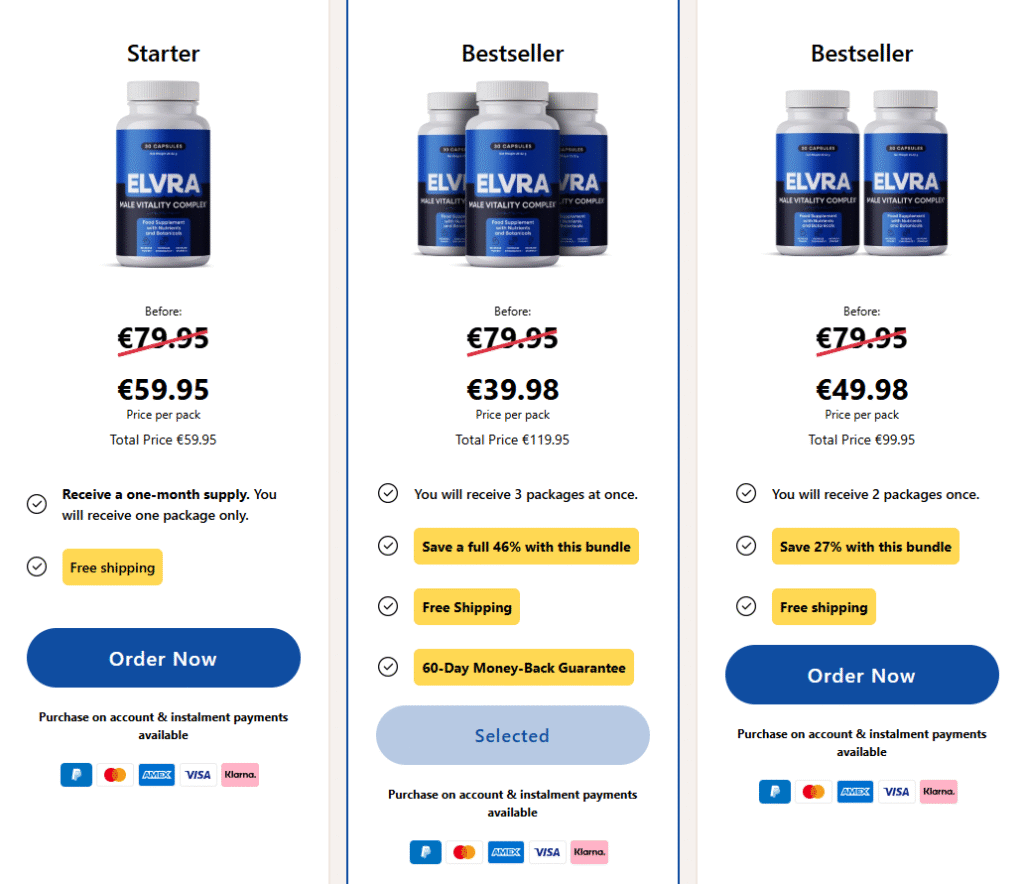 Elvra Male Vitality Complex IE