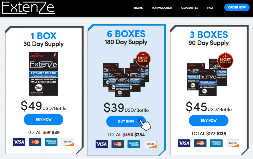Extenze Male Enhancement bundle price Review