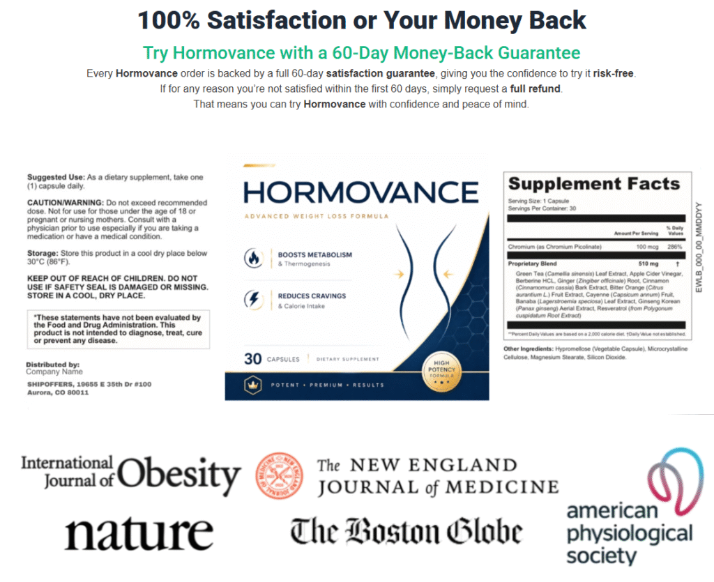 Hormovance Weight Loss Reviews