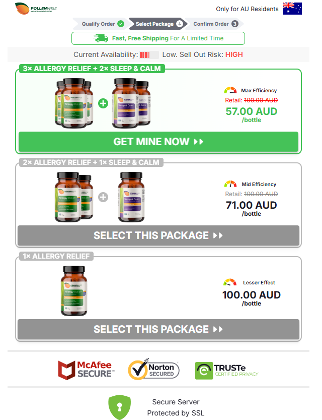POLLENWISE Allergy Relief AU