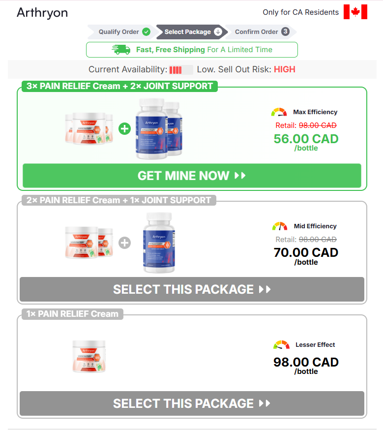 Arthryon Canada BUNDLE PRICE