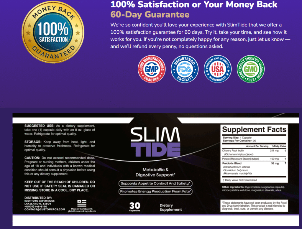 Slim Tide Weight Loss Capsules Review