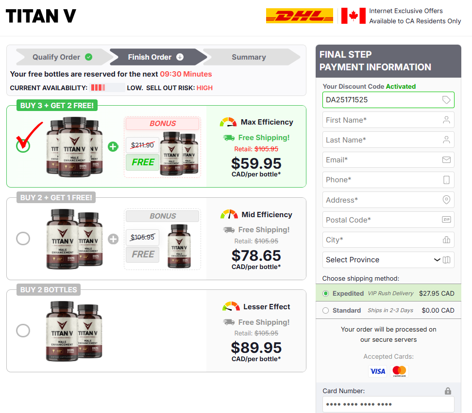 TiTAN V Capsules CANADA