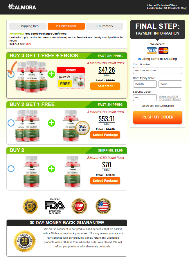 Calmora CBD Gummies bundle price