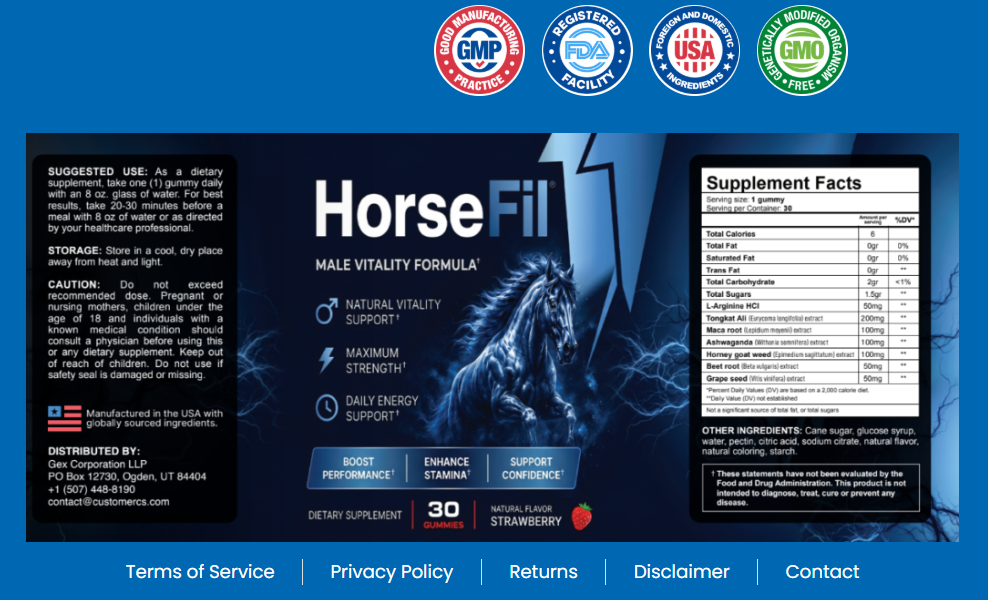 HorseFil Male Enhancement Gummies Reviews