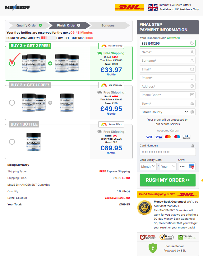 MANERGY ME Gummies UK