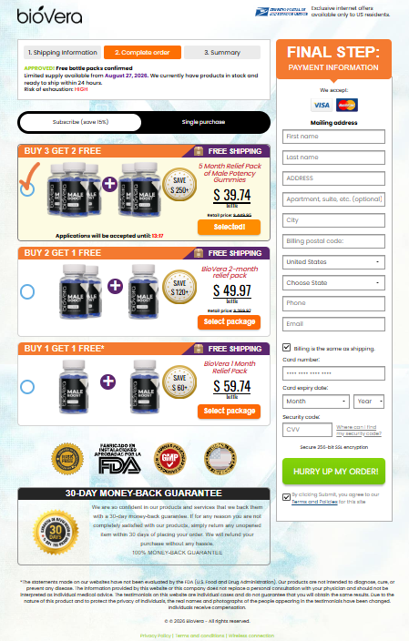 BioVera Male Boost Gummies Reviews