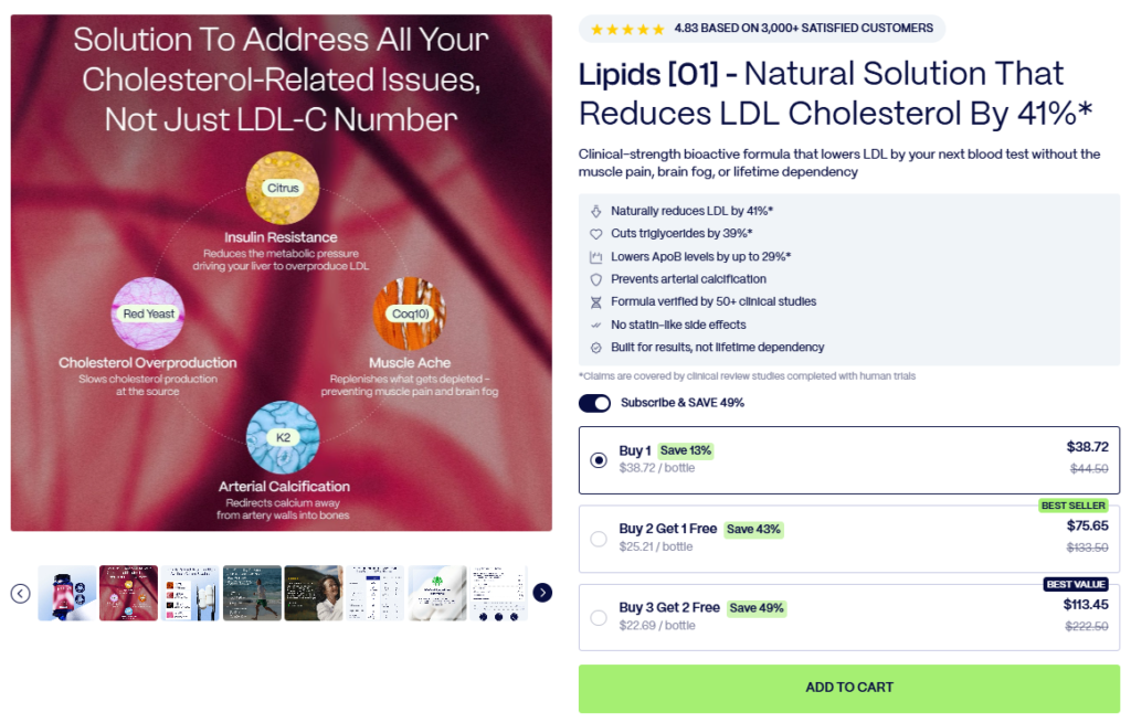 Lipids 01 Cholesterol Solution Reviews
