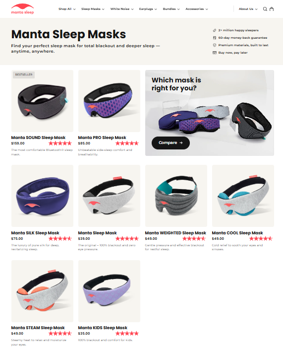 Manta Sleep Mask Reviews