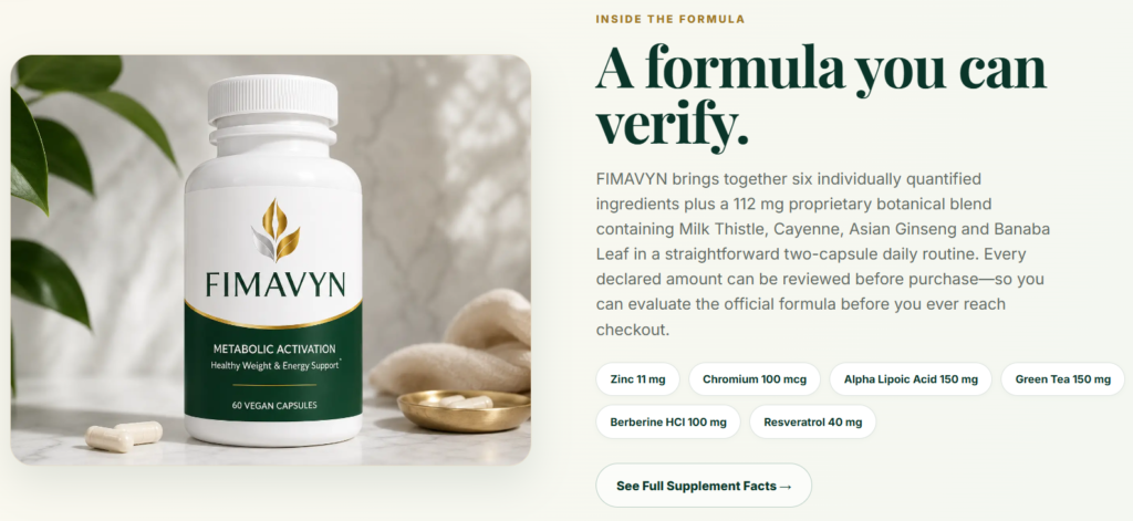 Fimavyn Metabolic Support Review
