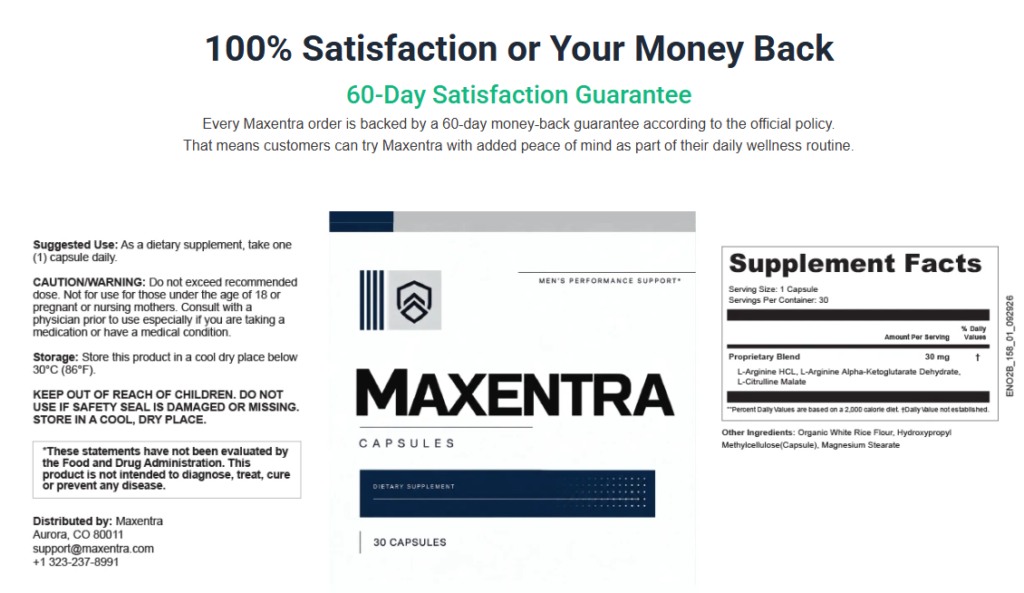 Maxentra Male Enhancement Review